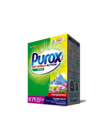 PUROX Proszek do prania UNIVERSAL 71 prań, 5 kg karton