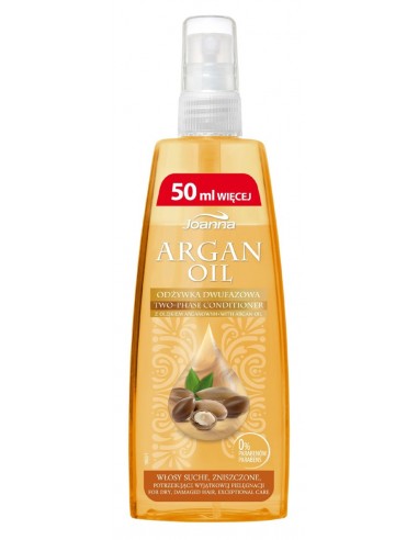 Joanna Argan Oil Odżywka dwufazowa z olejkiem arganowym włosy suche zniszczone 150 ml