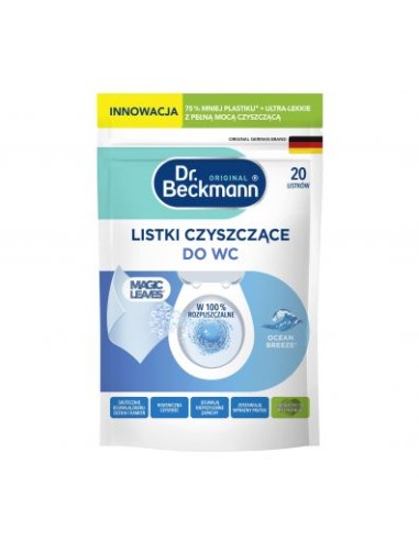 DR BECKMANN MAGIC LEAVES Listki czyszczące do WC, 20 szt