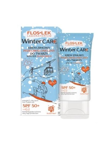 FLOSLEK WINTER CARE Zimowy krem przeciwsłoneczny do twarzy SPF 50+, 30 ml