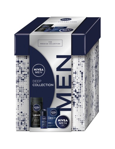 NIVEA MEN Zestaw prezentowy kosmetyków XMAS DEEP COLLECTION 2024, 1 szt