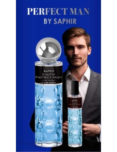 SAPHIR MEN Woda perfumowana PERFECT MAN zestaw 200 ml + 30 ml