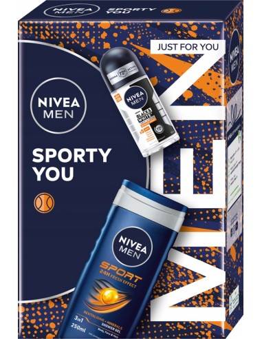 NIVEA MEN Zestaw prezentowy kosmetyków SPORTY YOU COLLECTION 2024, 1 szt