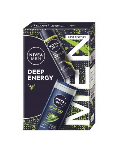 NIVEA MEN Zestaw prezentowy kosmetyków XMAS DEEP ENERGY COLLECTION 2024, 1 szt