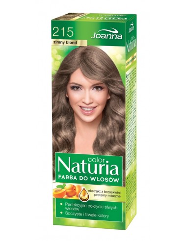 Joanna Naturia Color Farba do włosów 215 zimny blond
