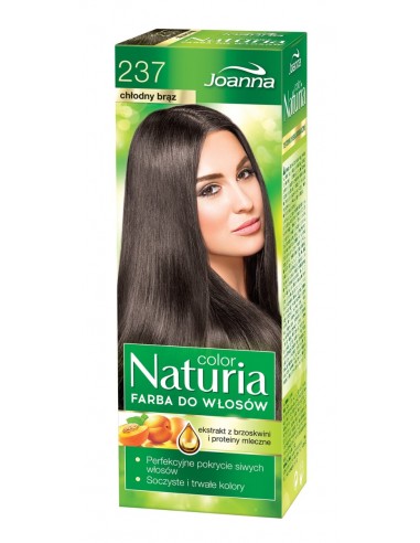 Joanna Naturia Color Farba do włosów 237 Chłodny brąz