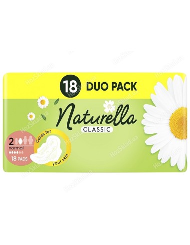 NATURELLA CLASSIC Podpaski NORMAL, 18 szt