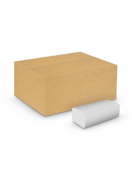 VELVET CARE PROFESSIONAL Ręczniki papierowe składane V Fold Z-Z 23 cm x 23 cm (20 x 150 listków) 3 000 szt karton