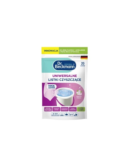 DR BECKMANN MAGIK LEAVES Listki czyszczące UNIWERSALNE, 20 szt