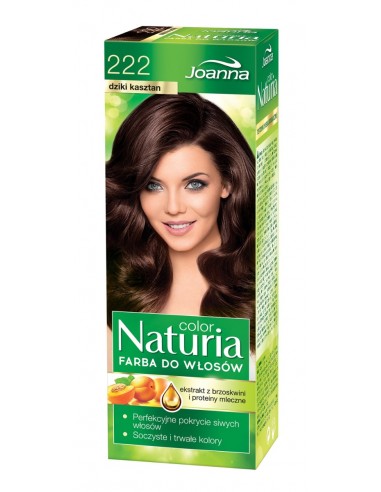 Joanna Naturia color Farba do włosów Dziki kasztan 222