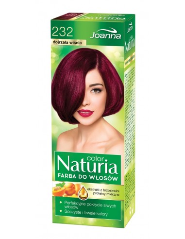 Joanna Naturia color Farba do włosów Dojrzała wiśnia 232