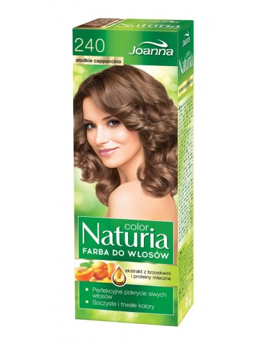 Joanna Naturia Color Farba do włosów 240 słodkie cappuccino