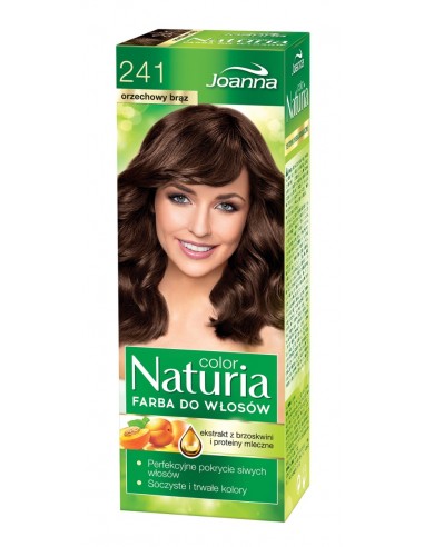 Joanna Naturia color Farba do włosów Orzechowy brąz 241