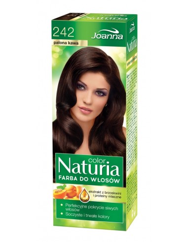 Joanna Naturia color Farba do włosów Palona kawa 242