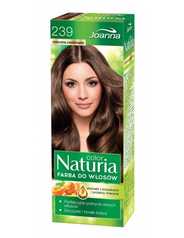 Joanna Naturia color Farba do włosów Mleczna czekolada 239