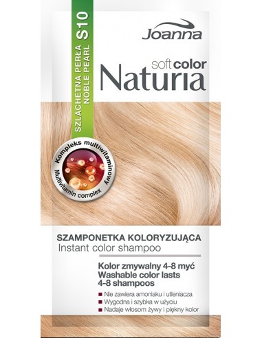 Joanna Naturia Soft Color Szamponetka koloryzująca Szlachetna perła S10 35 g