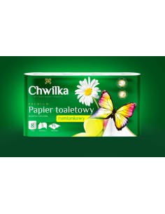 CHWILKA Papier toaletowy RUMIANKOWY, 8 szt