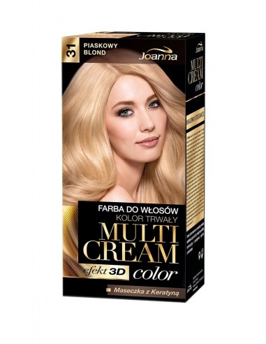 Joanna Multi Cream color Farba do włosów 31 Piaskowy blond