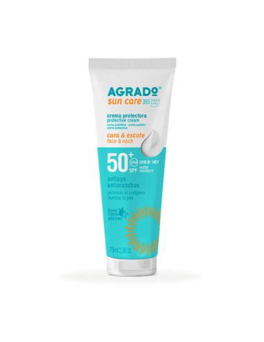 AGRADO Ochronny krem ​​do twarzy przeciw przebarwieniom SPF50+, 75 ml