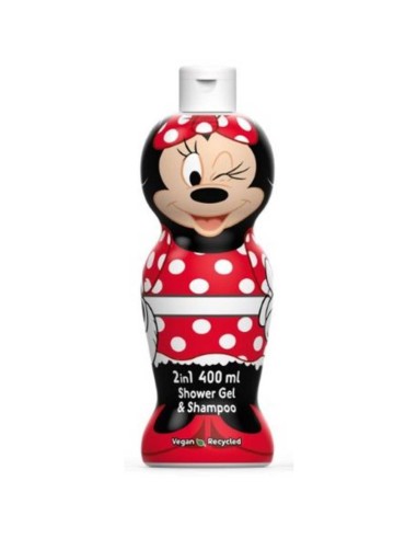 AIR VAL Żel pod prysznic i szampon 2w1 2D  Minnie Mouse , 400 ml