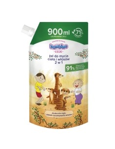 BAMBINO Żel do mycia ciała i włosów dla dzieci Zapas, 900 ml