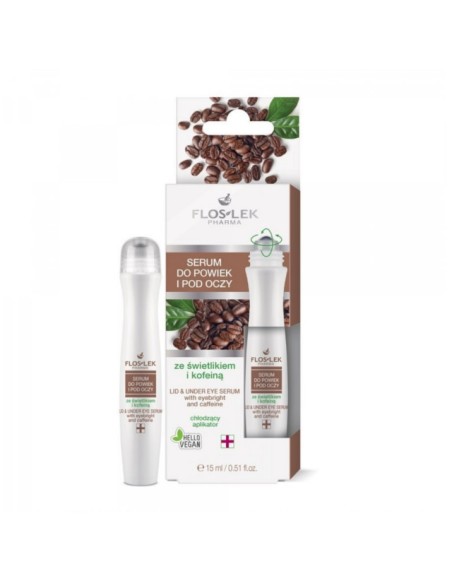 FLOSLEK Serum do powiek i pod oczy ŚWIETLIK I KOFEINA, 15 ml