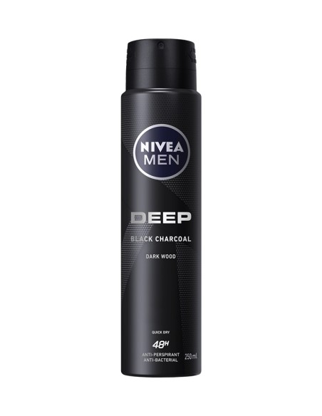 NIVEA MEN Antyperspirant męski w sprayu Deep Darkwood, 150 ml