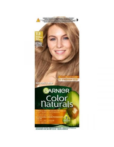 GARNIER COLOR NATURALS Farba do włosów 7.3 NATURALNY ZŁOCISTY BLOND