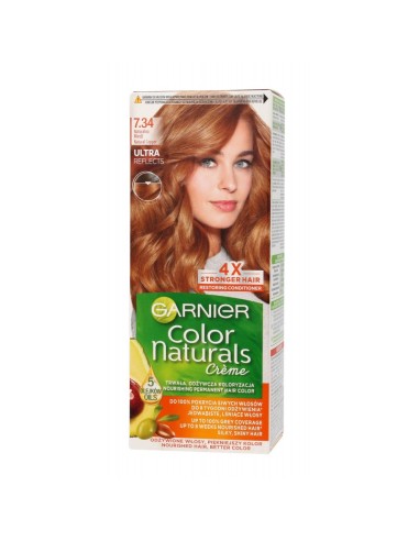 GARNIER COLOR NATURALS Farba do włosów 7.34 NATURALNA MIEDŹ