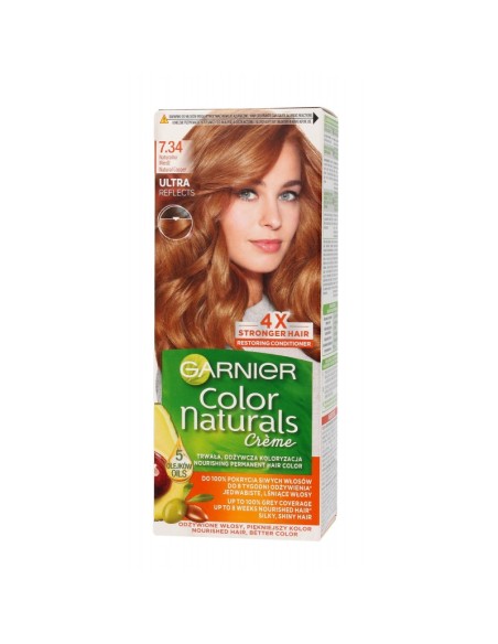GARNIER COLOR NATURALS Farba do włosów 7.34 NATURALNA MIEDŹ