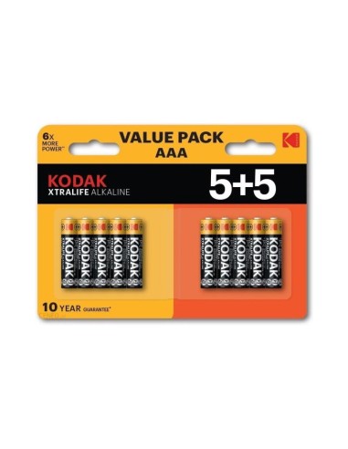 KODAK Baterie alkaliczne XTRALIFE AAA LR3 5+5