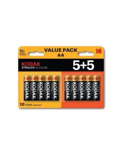 KODAK Bateria alkaliczne XTRALIFE AA LR6 5+5