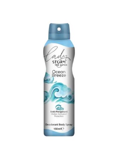 STORM WOMEN Antyperspirant w sprayu Ocean Breeze, 150 ml