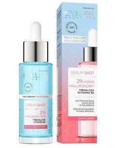EVELINE SERUM SHOT Kuracja nawilżająca 2% KWAS HIALURONOWY, 30 ml