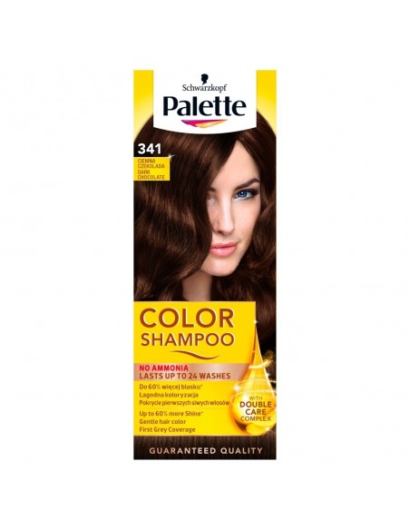 Palette Color Shampoo szampon koloryzujący Ciemna czekolada 341