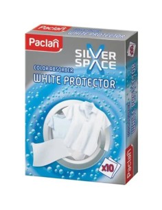 PACLAN Chusteczki do prania wyłapujące kolor WHITE, 10 szt