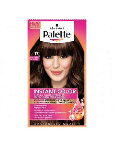 Palette Instant Color szampon koloryzujący Średni brąz 17, 25 ml