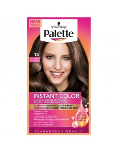 Palette Instant Color szampon koloryzujący Nugatowy brąz 15, 25 ml