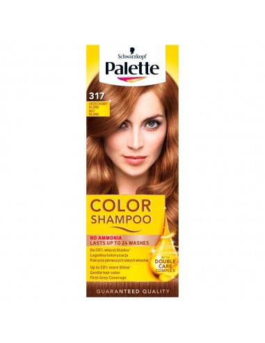 Palette Color Shampoo Szampon koloryzujący Orzechowy blond 317