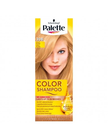 Palette Color Shampoo szampon koloryzujący Złoty blond 308
