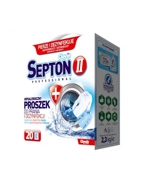 CLOVIN SEPTON Proszek do prania dezynfekujący, 2,3 kg