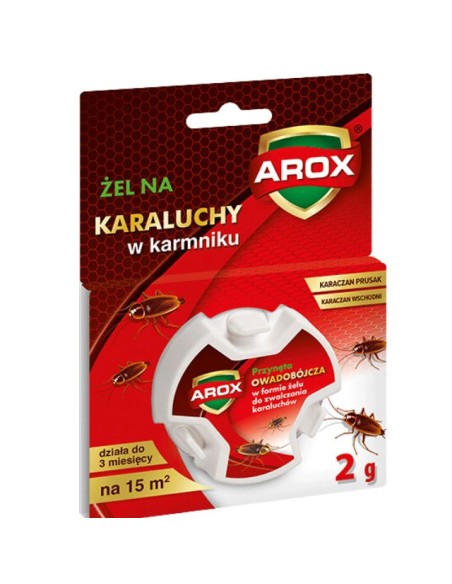 AROX Żel na karaluchy w formie pułapki, karmnika, 2 g