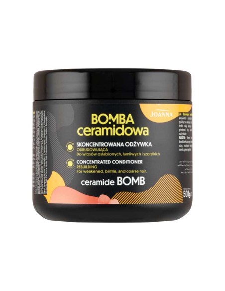 JOANNA BOMBA CERAMIDOWA Skoncentrowana Odżywka Odbudowująca Włosy, 500 g
