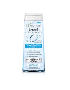 Bielenda Expert Czystej Skóry Płyn micelarny 3w1 nawilżający do demakijażu 400ml