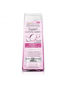 BIELENDA Expert Czystej Skóry Płyn micelarny 3w1 kojący do demakijażu, 400 ml