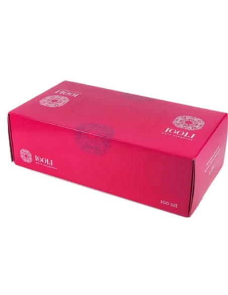 IGOLI Rękawice jednorazowe nitrylowe RÓŻOWE XS 100 szt, 1 op