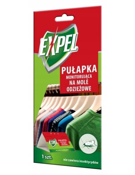 EXPEL Pułapka na mole odzieżowe, 1 szt