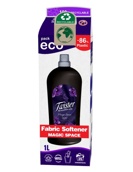 Koncentrat do płukania tkanin w kartonie TWISTER MAGIC SPACE, 1 l