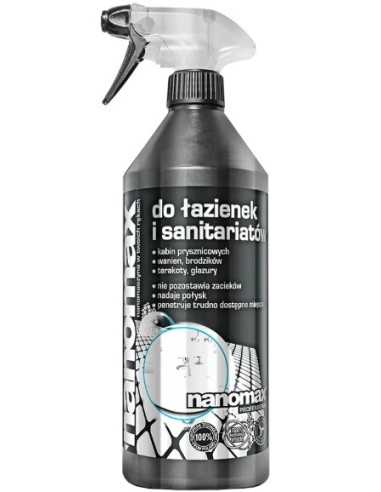 Środek czyszczący do łazienek i urządzeń sanitarnych NANOMAX, 1 l