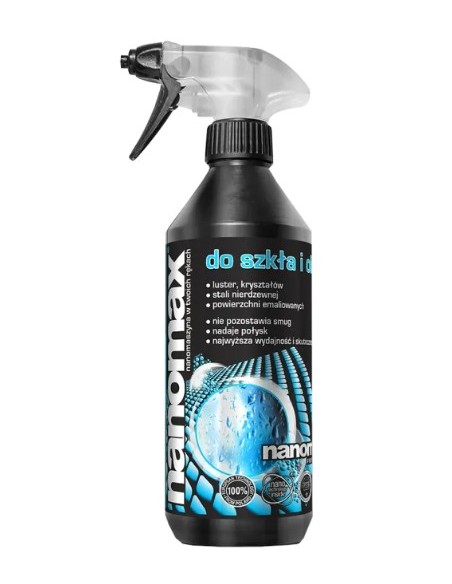 Płyn do szyb i szkła NANOMAX, 1l